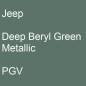 Preview: Jeep, Deep Beryl Green Metallic, PGV.